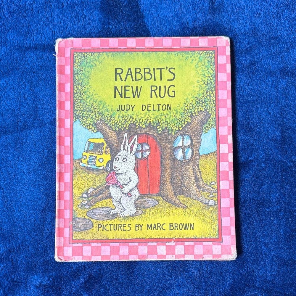 Rabbit's New Rug Children's Book - vintage
